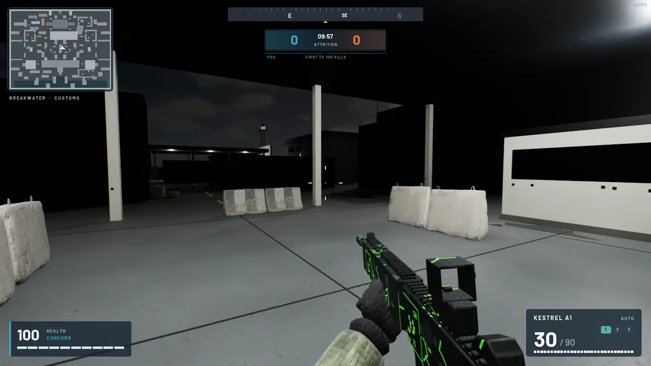 Breakwater, the launch map