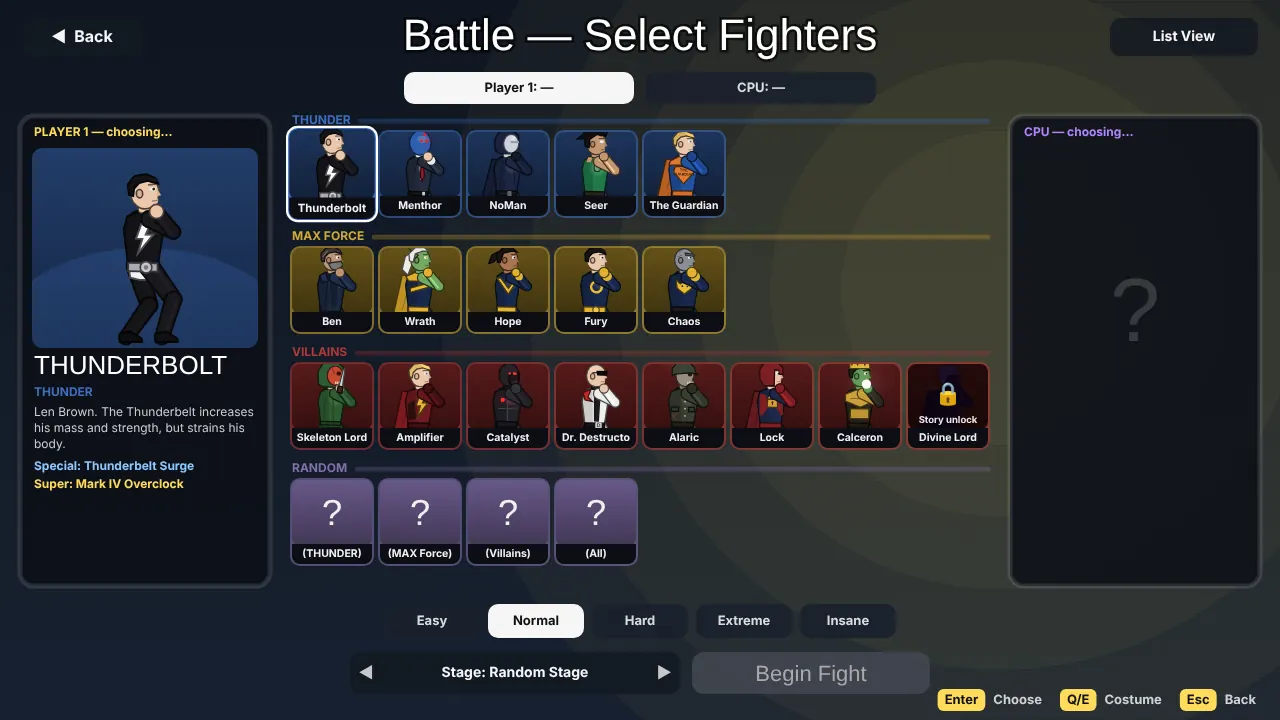 Pick a side